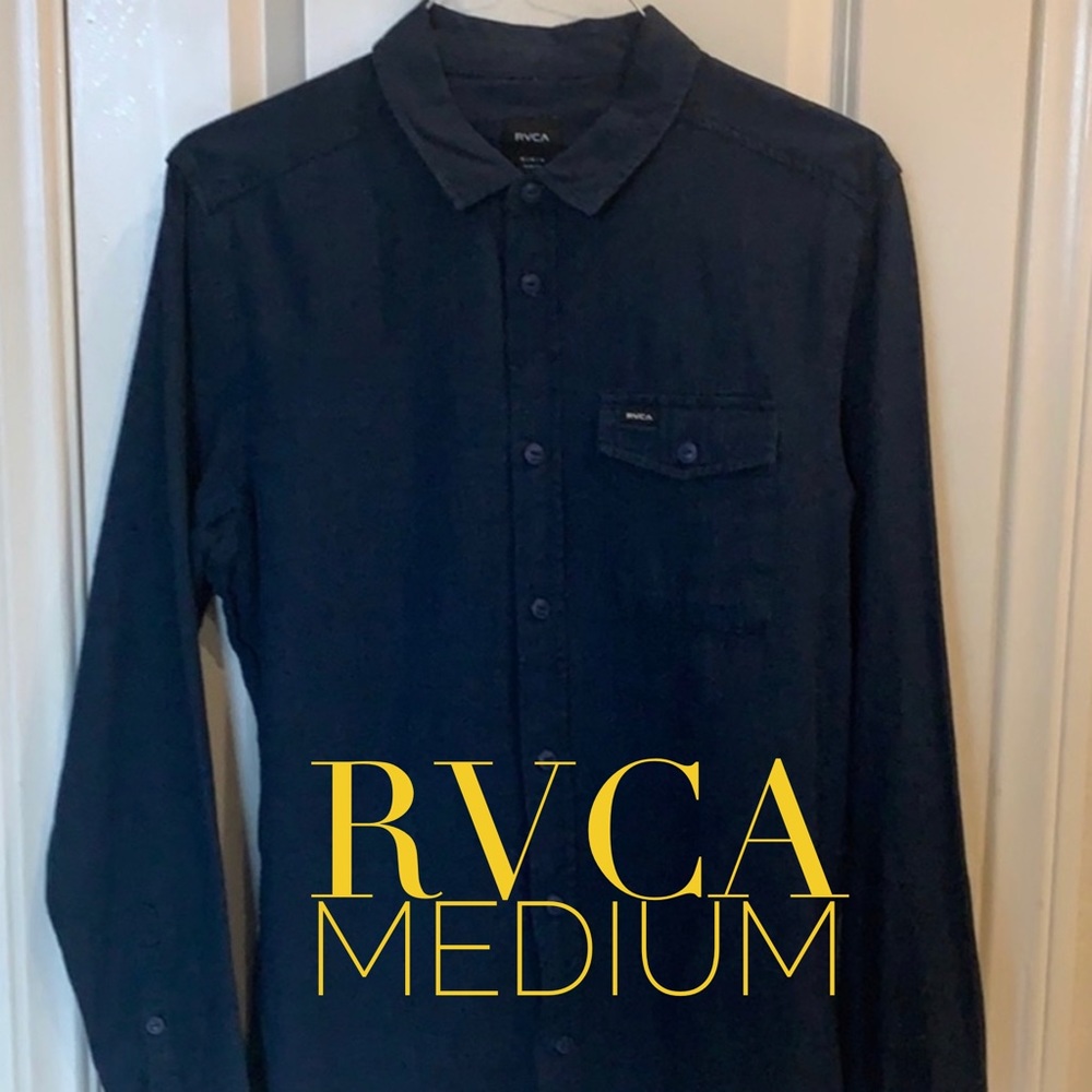 RVCA denim long sleeve button down. Never worn